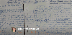 Desktop Screenshot of chantalcahour.com