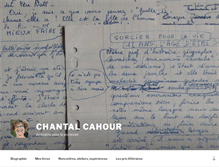 Tablet Screenshot of chantalcahour.com